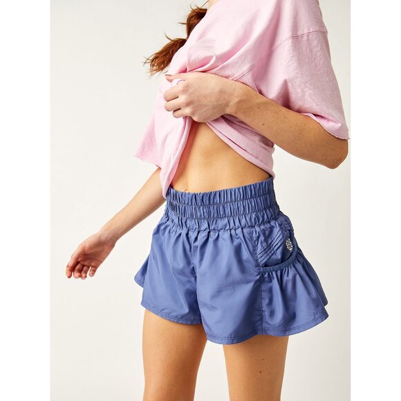 FP Movement by Free People Pants - FP MOVEMENT Get Your Flirt On Shorts / Summer Blueberry